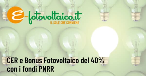 Homepage - 35 Scopri Le Comunità Energetiche Rinnovabili (Cer) E Il Bonus Fotovoltaico Del 40% Con I Fondi Pnrr!